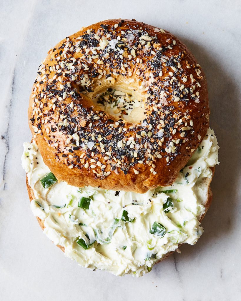 Bagel with cream cheese